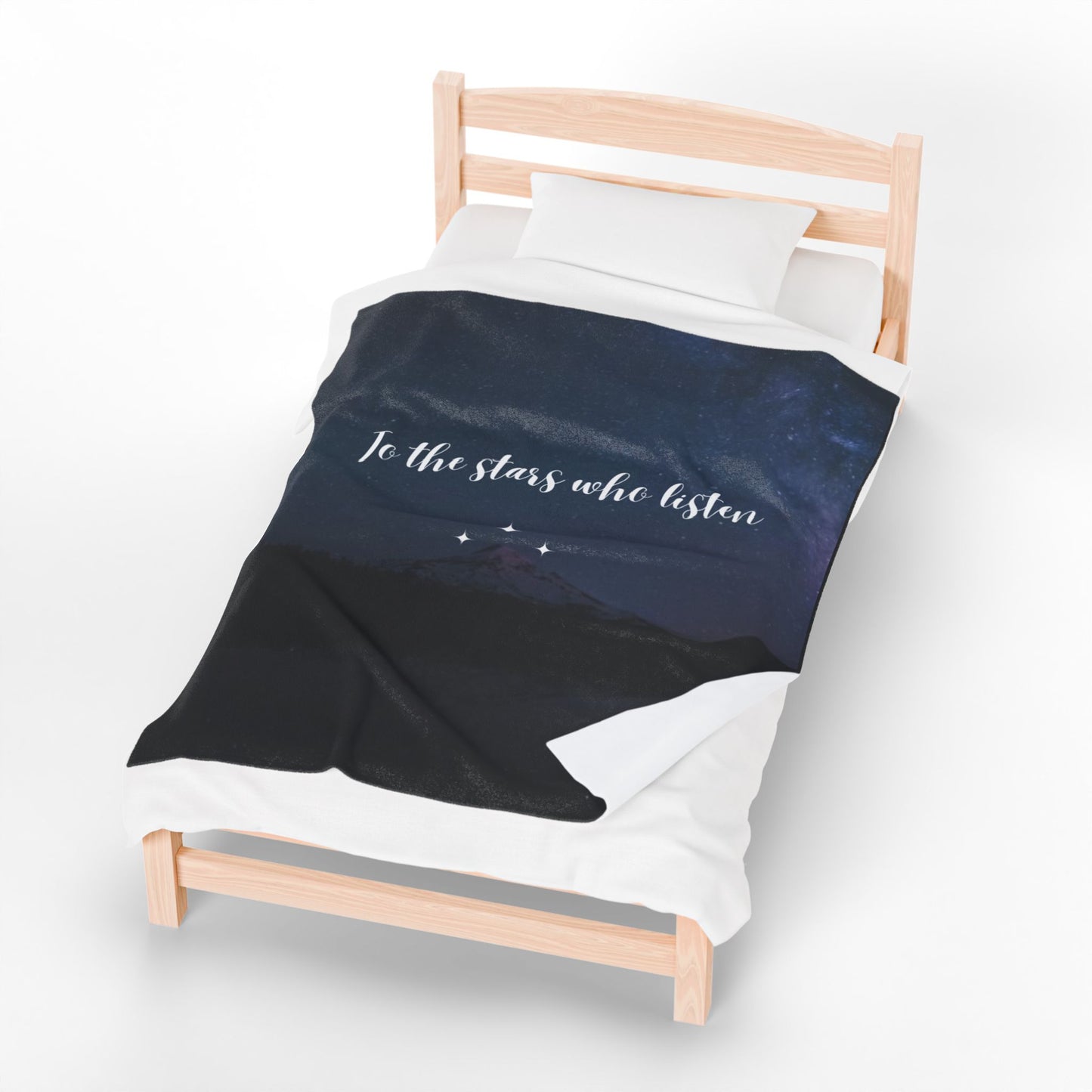 Velaris Plush Blanket with ACOMAF Quote