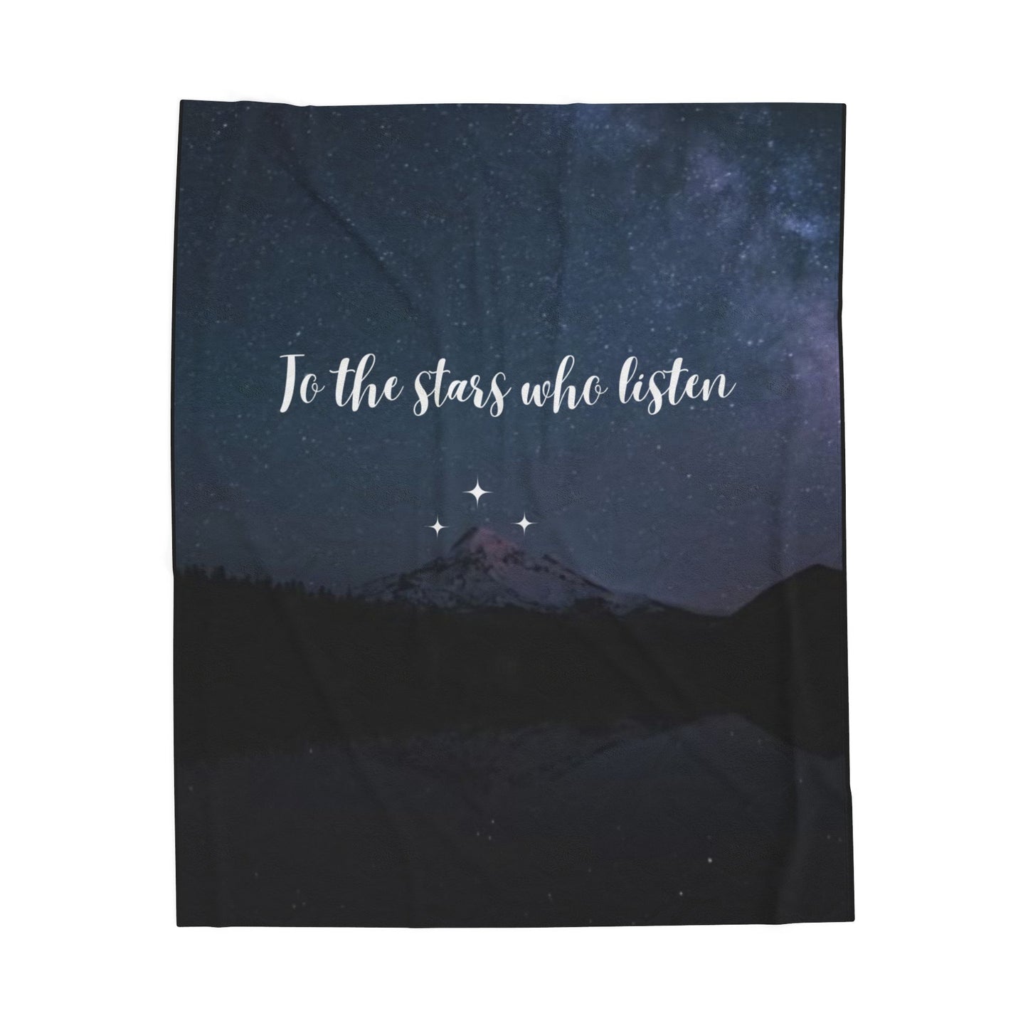 Velaris Plush Blanket with ACOMAF Quote